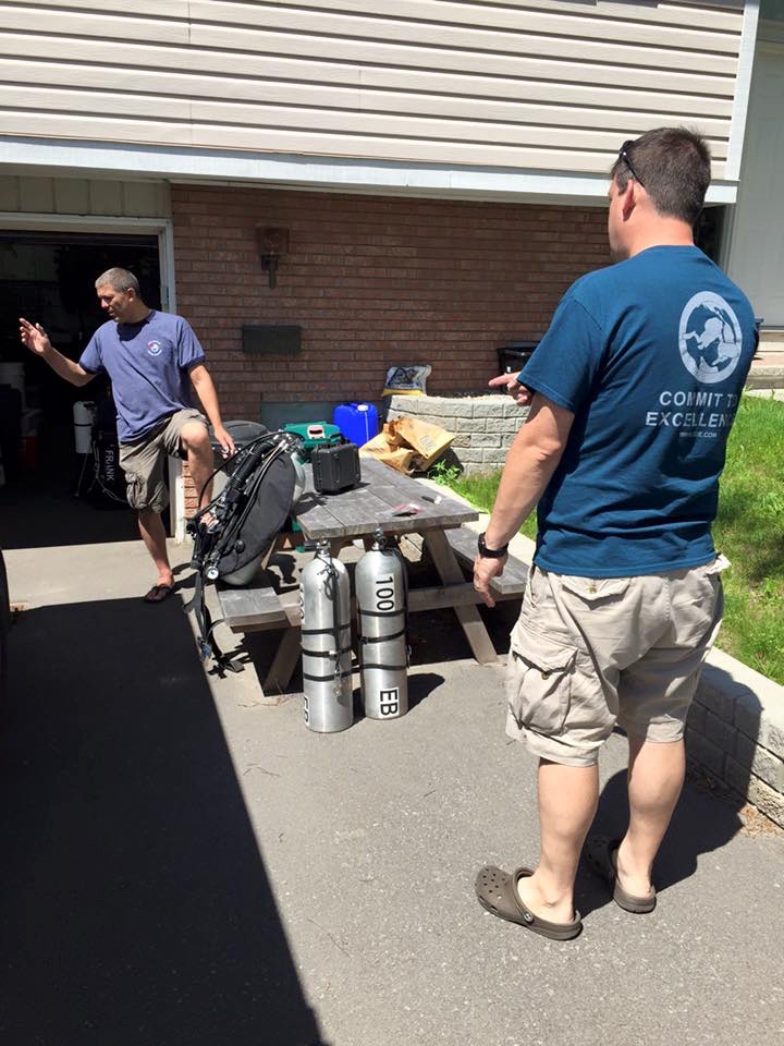 Getting ready for Diving Goodness!